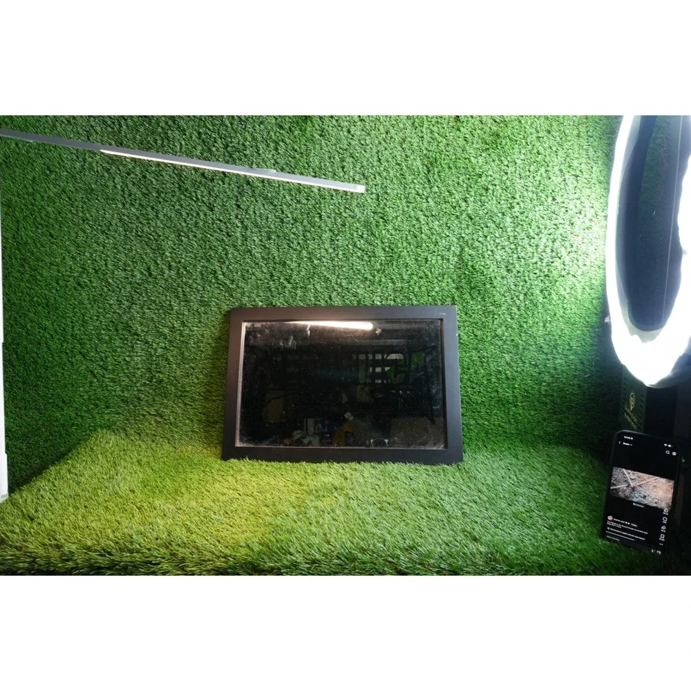 Metallica Logo Framed Wall Mirror Black Wood Frame Heavy Metal Band Decor